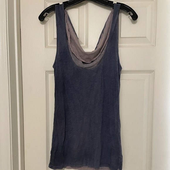 Sfrd scoop front tank top with small leather back closure - Picture 12 of 13